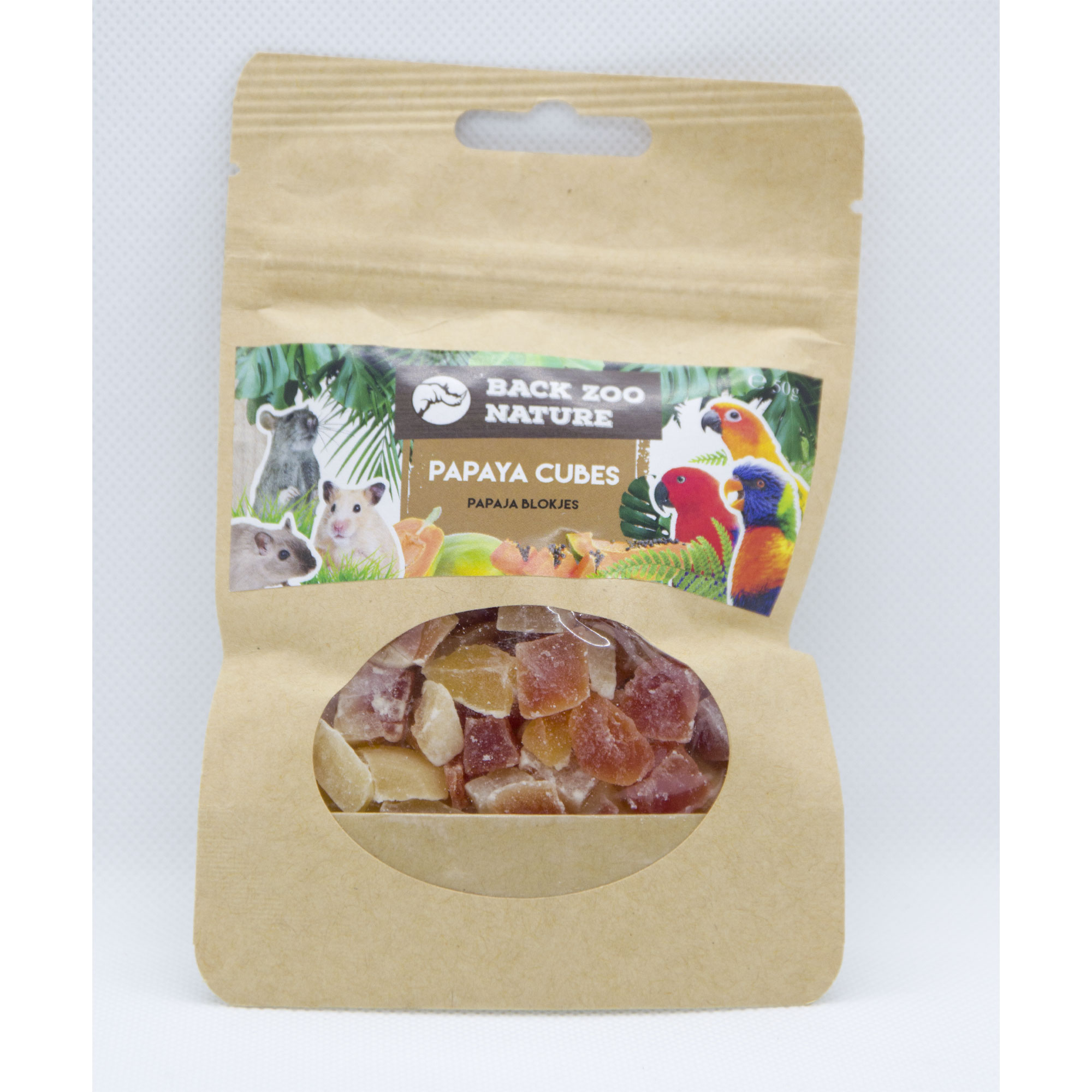 Back Zoo Nature - Papaya a cubetti 50 g
