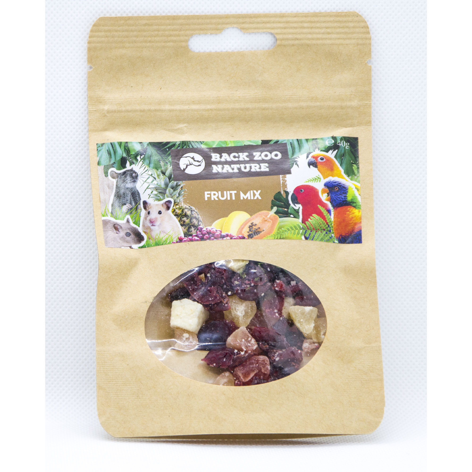 Back Zoo Nature - Mix frutta a cubetti 40 g