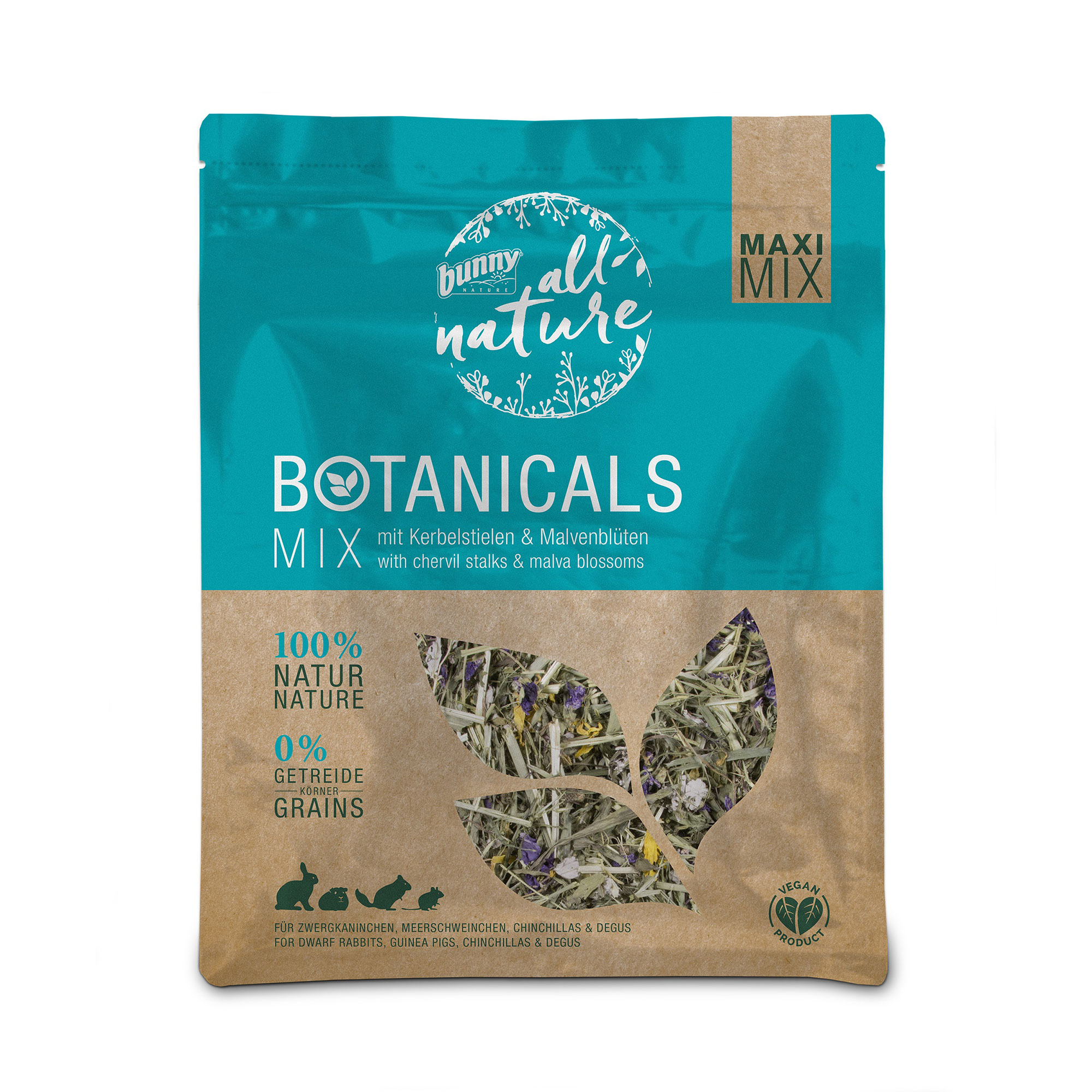 Bunny - Botanicals MAXI MIX con Gambi di Cerfoglio e Fiori di Malva 400 g