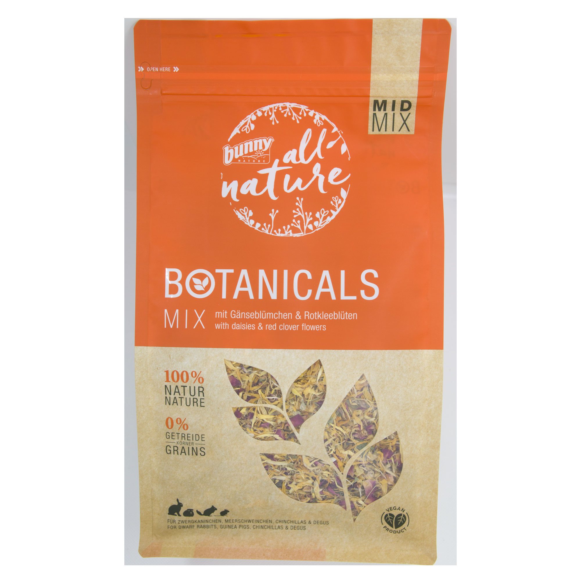 Bunny - Botanicals MID MIX con Margherite e Fiori di Trifoglio Rosso 120 g