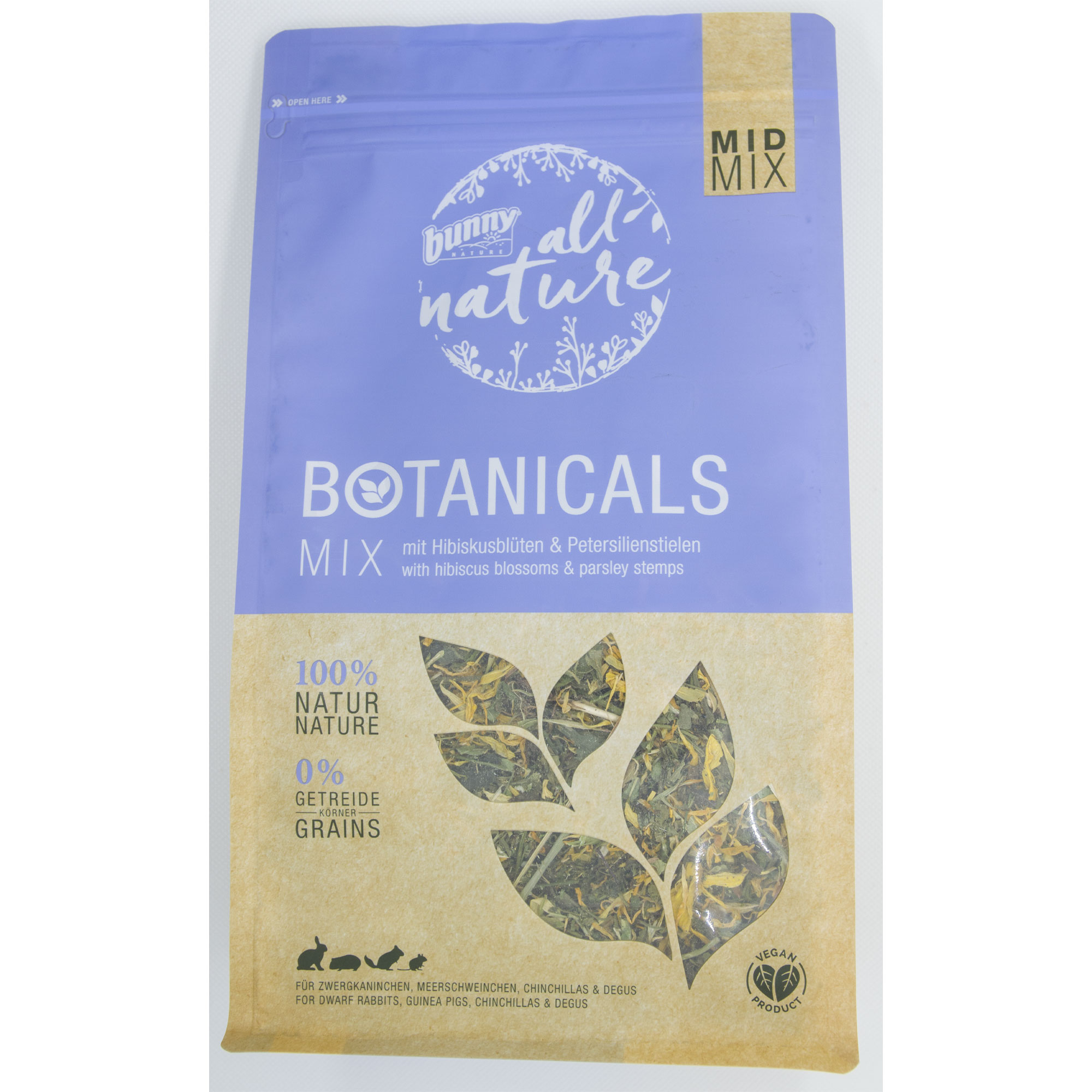 Bunny - Botanicals MID MIX con Fiori di Ibisco e Prezzemolo 150 g