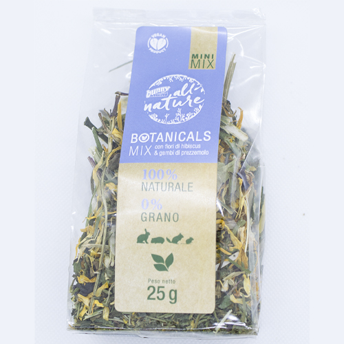Bunny - Botanicals MINI MIX con Fiori di Ibisco e Gambi di Prezzemolo 25 g
