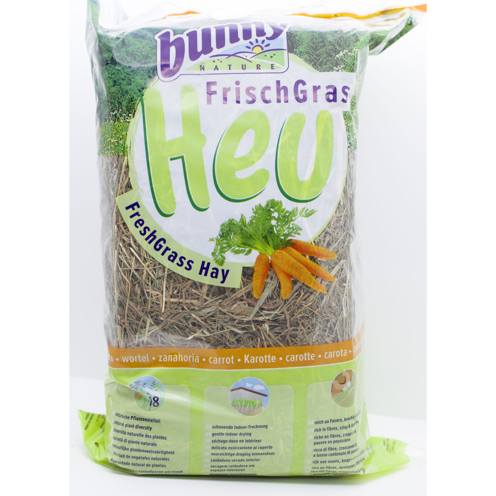 Bunny - Fieno Fresco con Carote 500 g