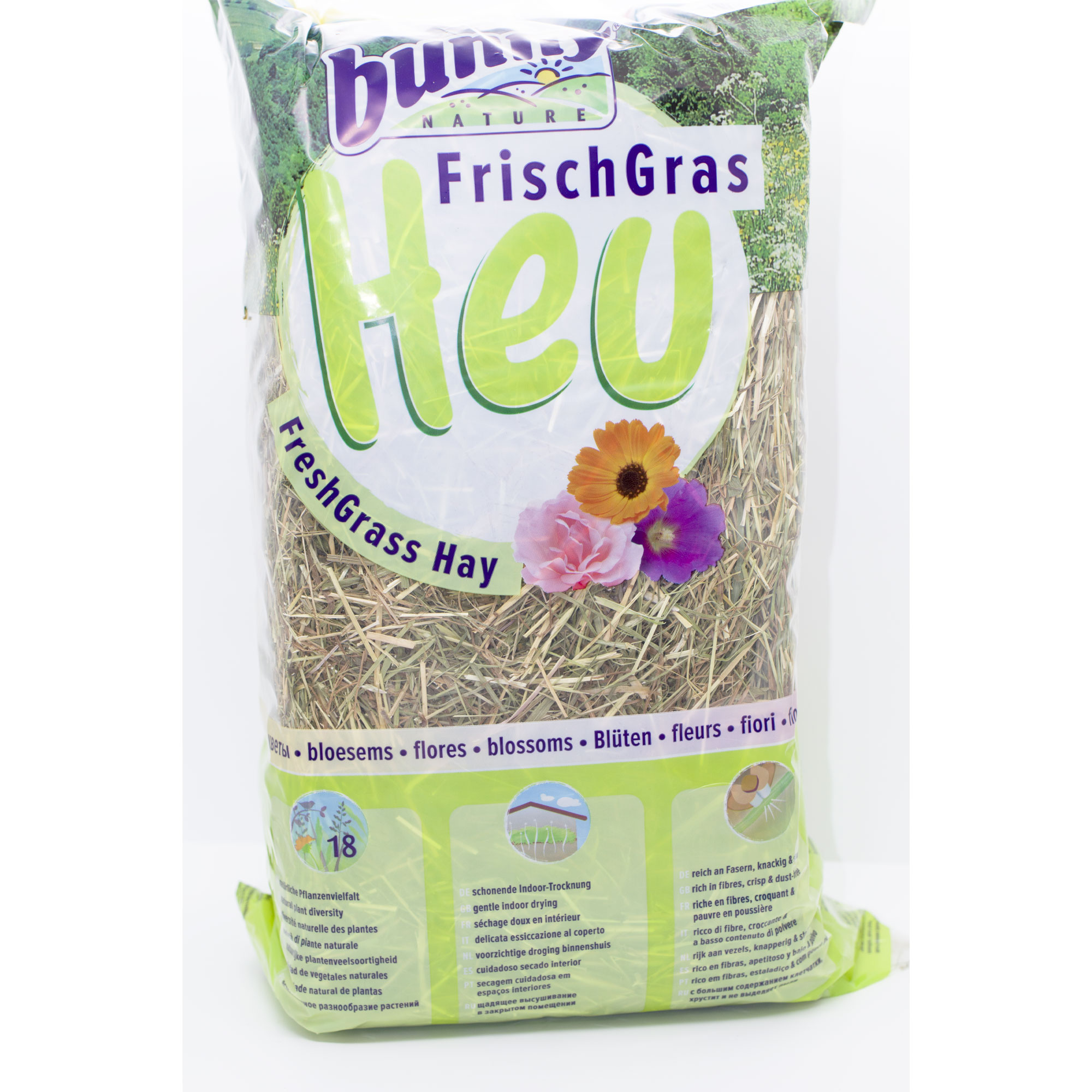 Bunny - Fieno Fresco con Fiori 500 g