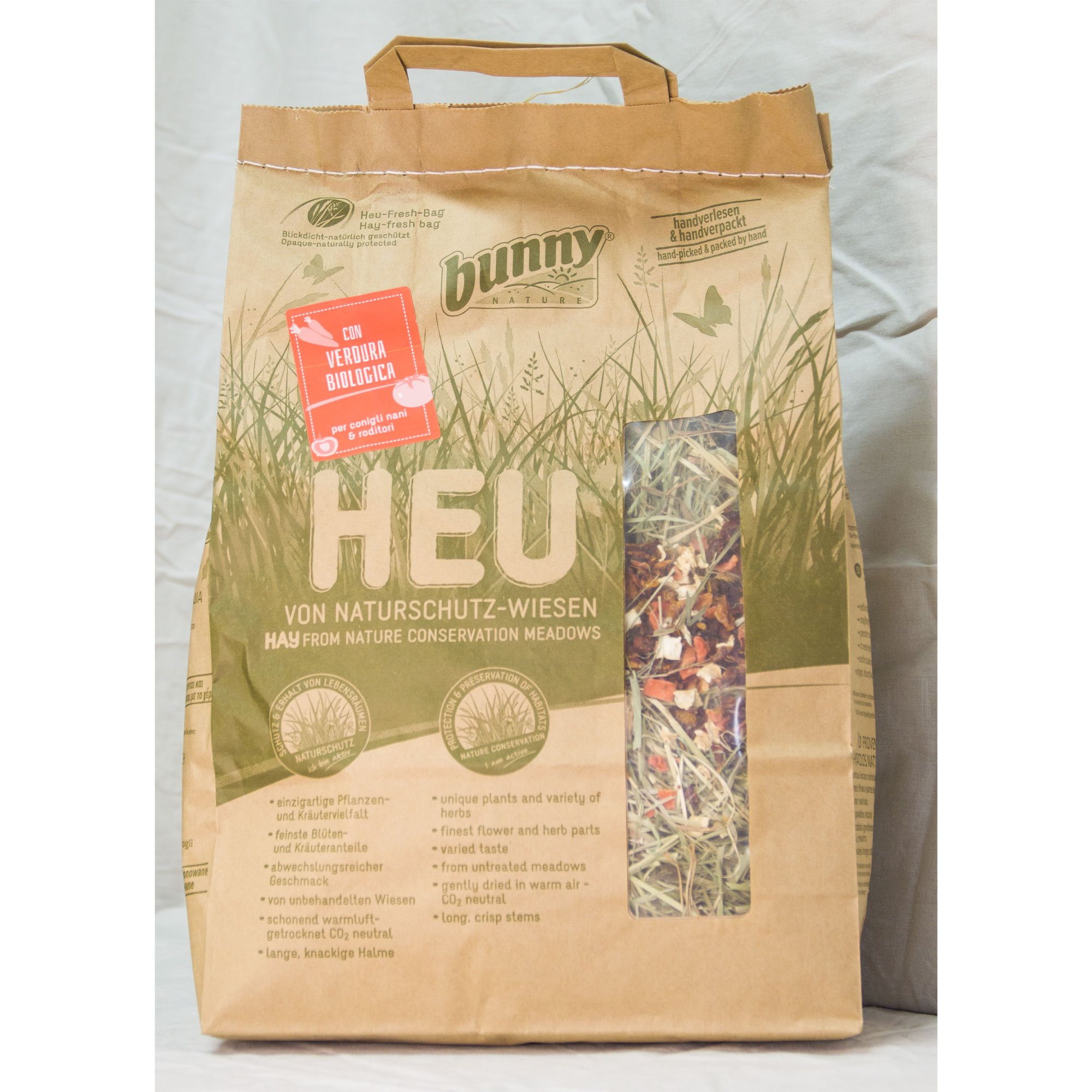 Bunny - Fresh Hay Natural Meadows - Organic Vegetable 250 g