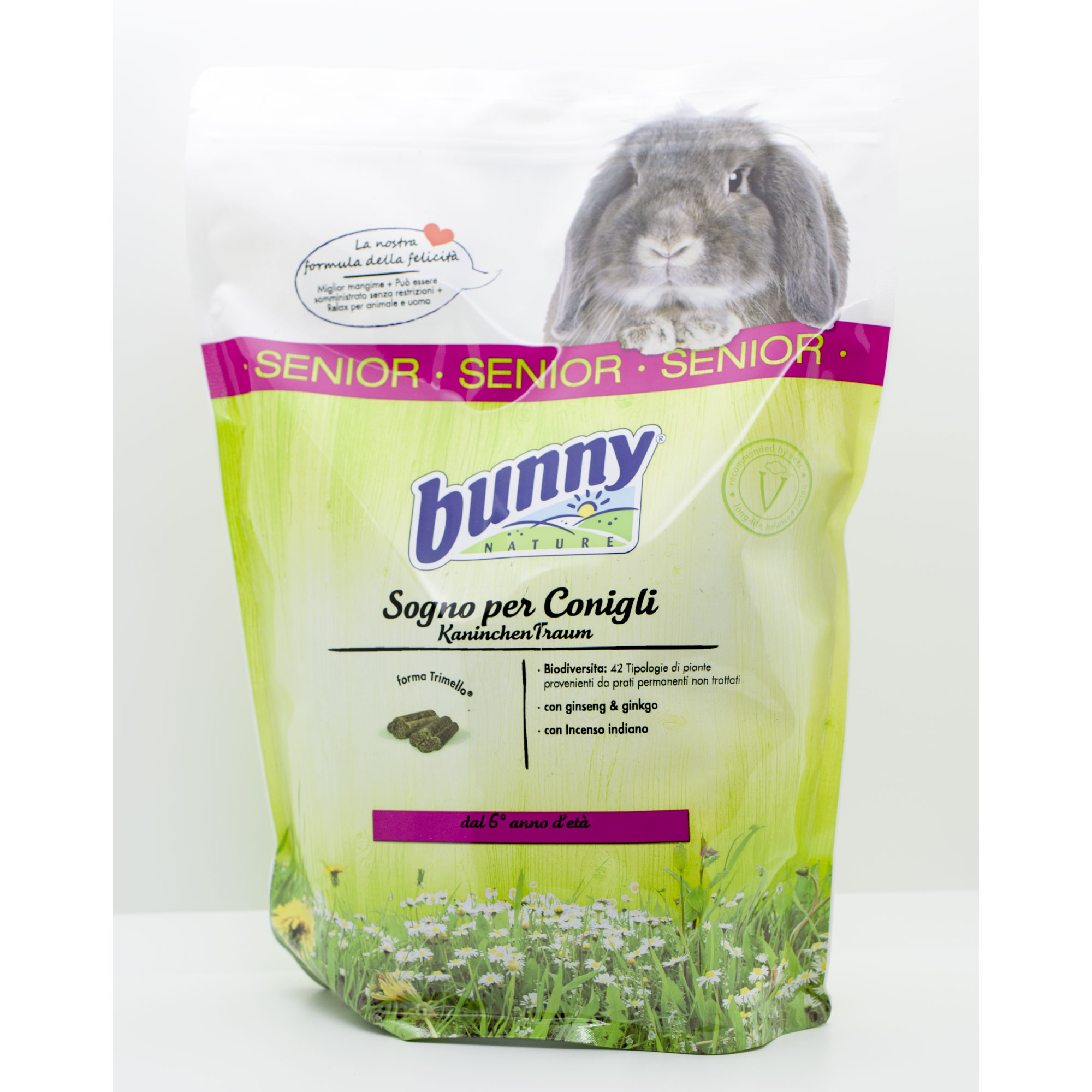 Bunny - Sogno per Conigli Senior 1,5 kg NUOVO FORMATO