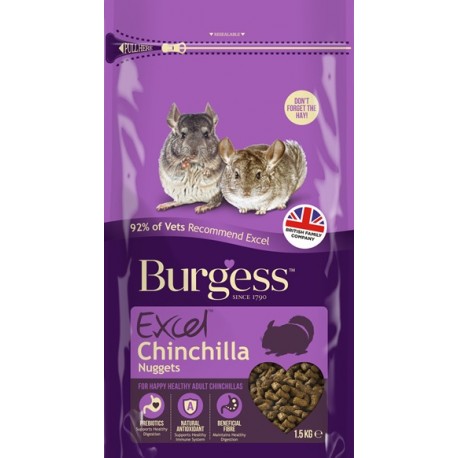 Burgess Excel - Chinchilla 1,5 kg