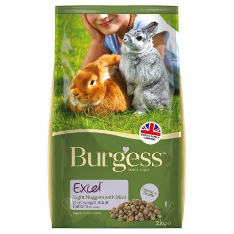 Burgess Excel - Light Rabbit Nuggets 2 kg