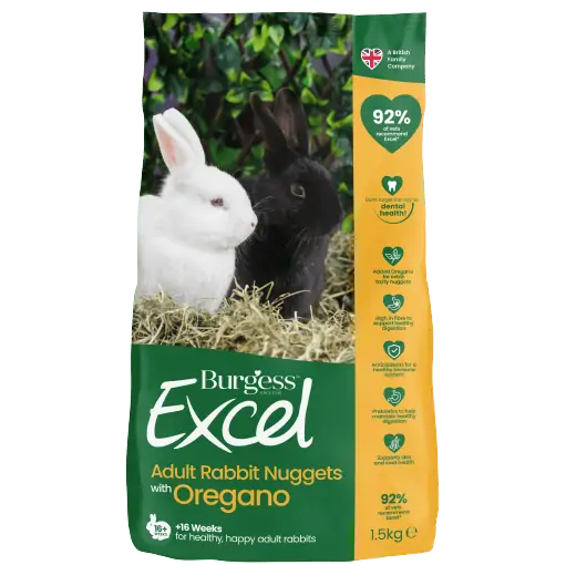 Burgess Excel - Adult Rabbit Nuggets con Origano 1,5 kg