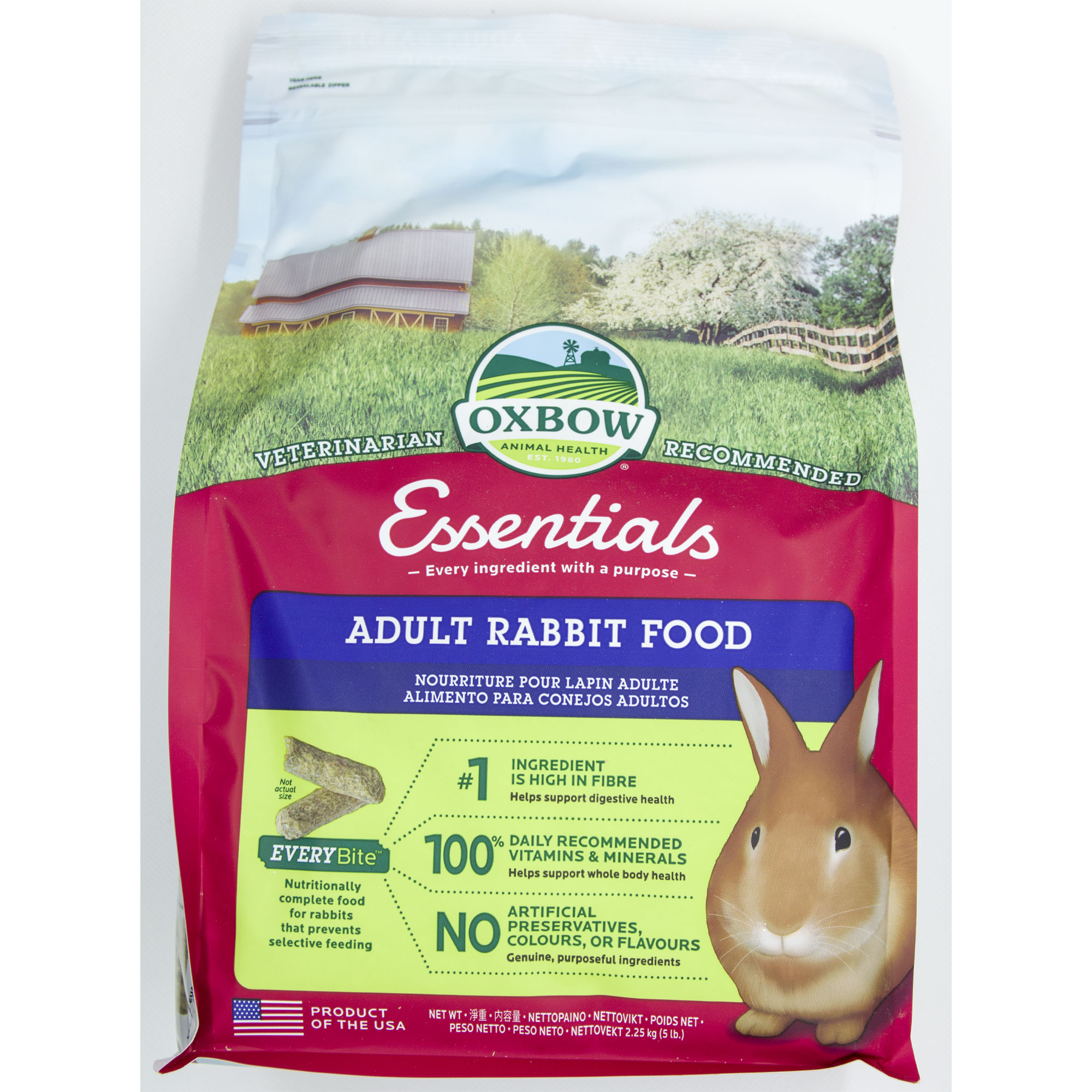 Oxbow - Essentials Adult Rabbit Food 11,330 kg