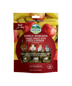 Oxbow - Simple Rewards - Baked Treats with Apple & Banana 85 g