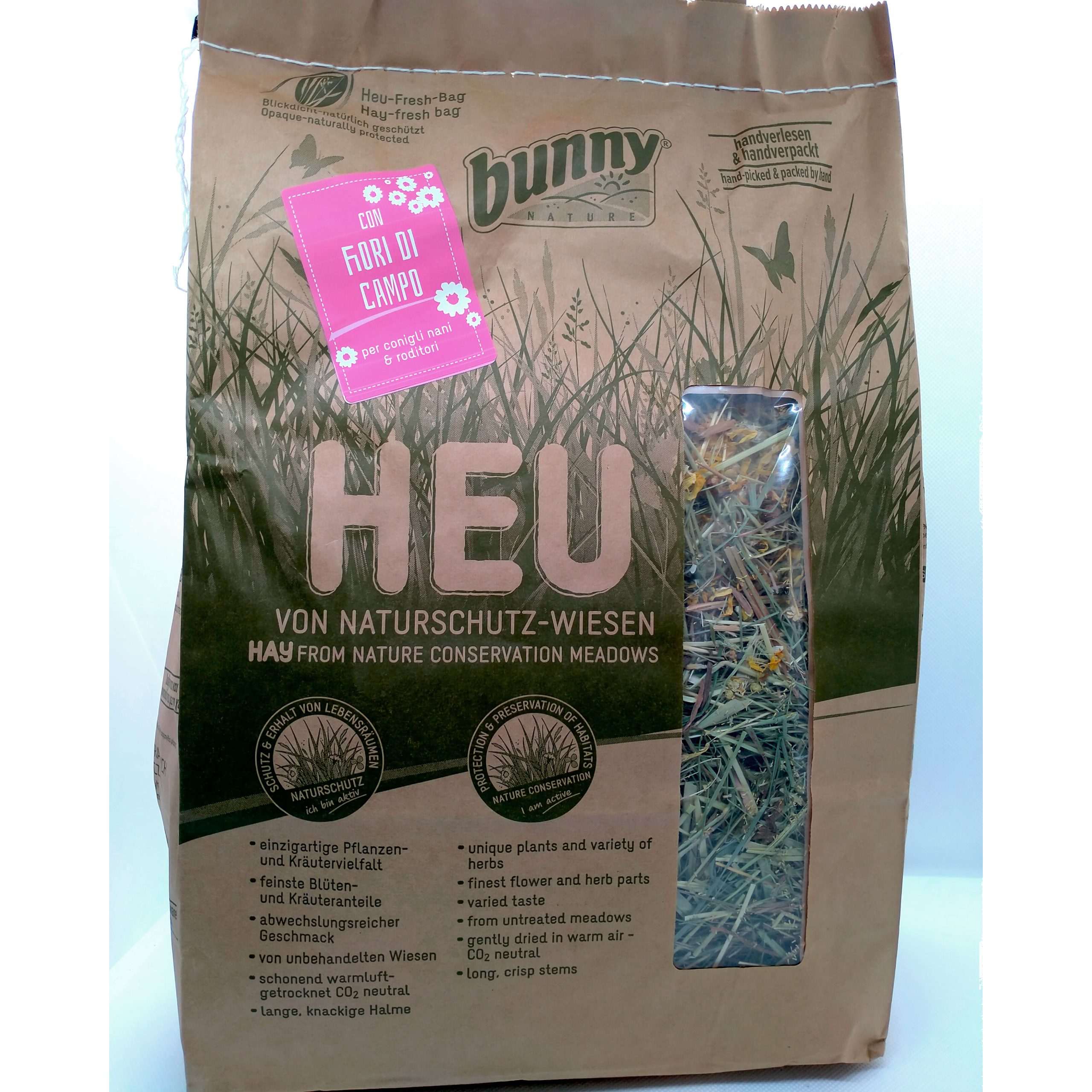 Bunny Fresh hay from Natural meadows - Wild Flowers 250 g