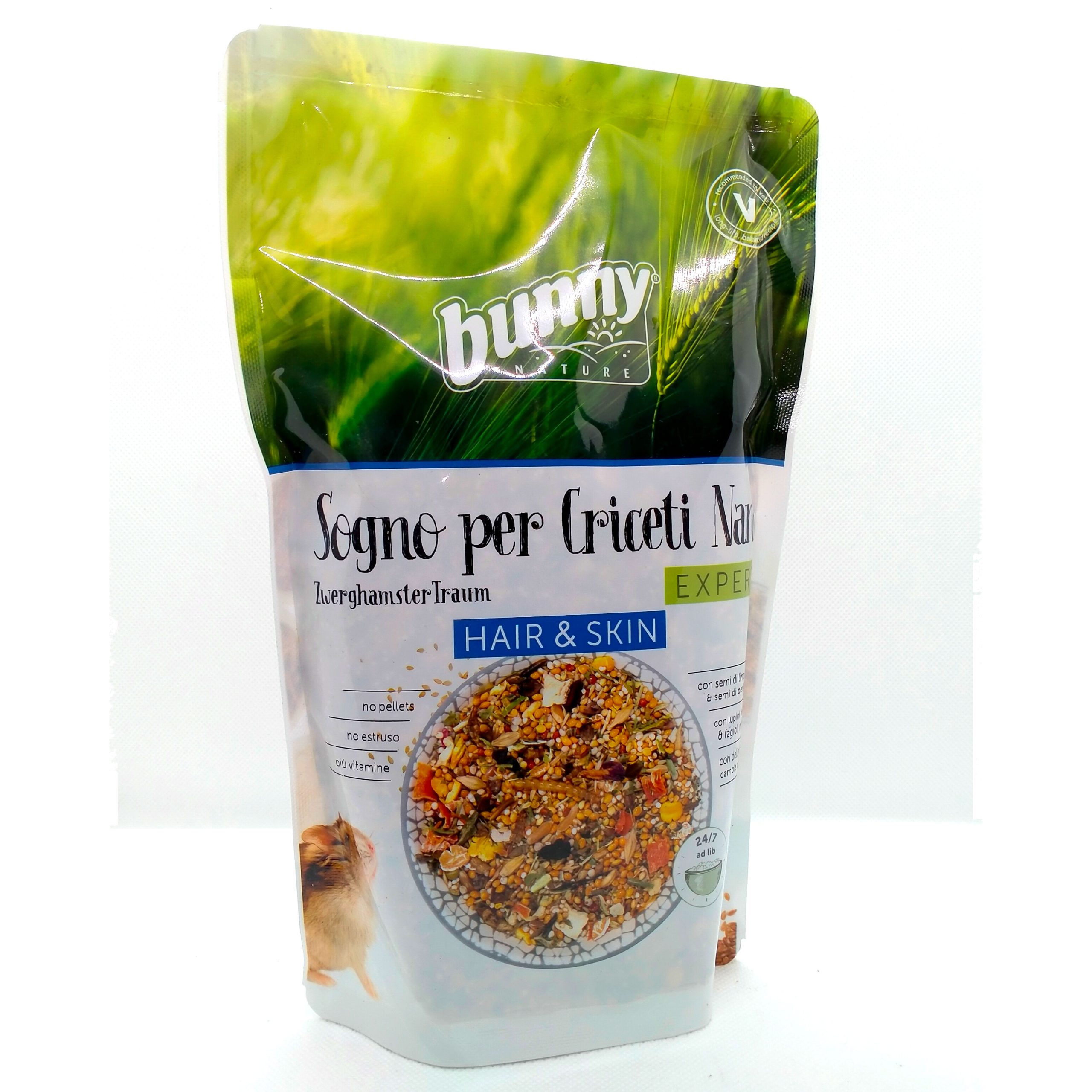 Bunny - Sogno per Criceti Nani Expert Hair & Skin 500 g