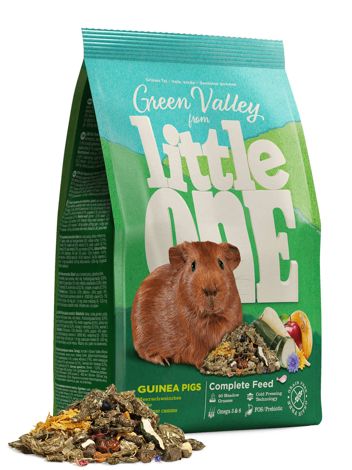 Mealberry - Little One Green Valley guinea pig feed 750g