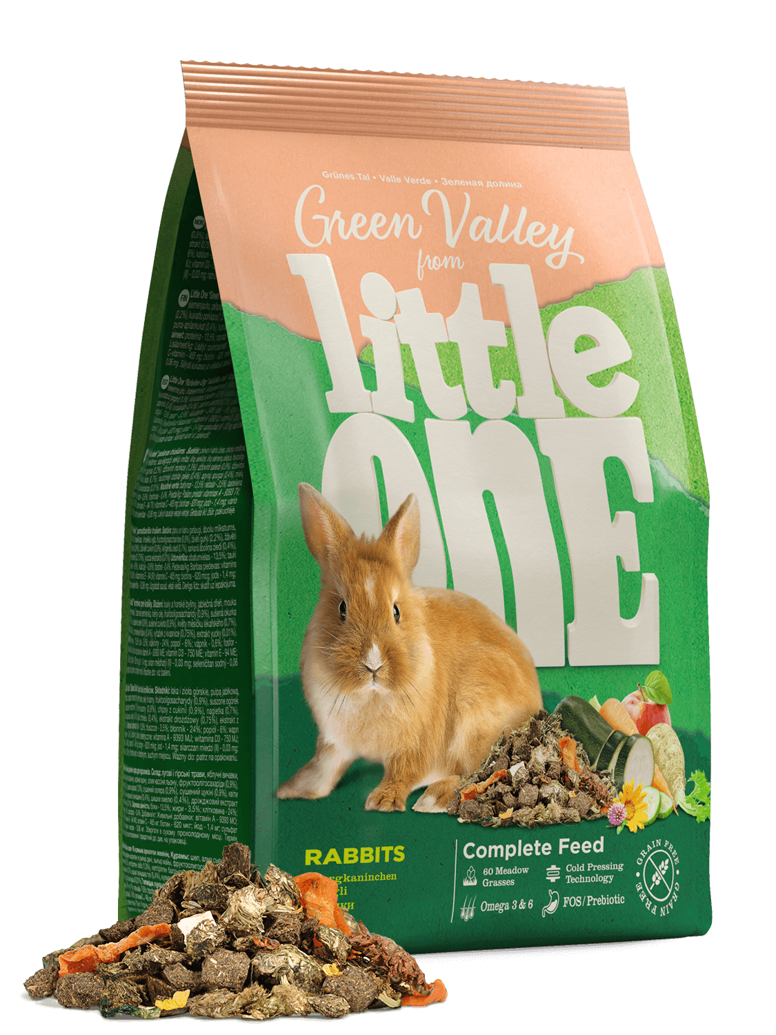 Mealberry - Little One Green Valley mangime conigli 750 g