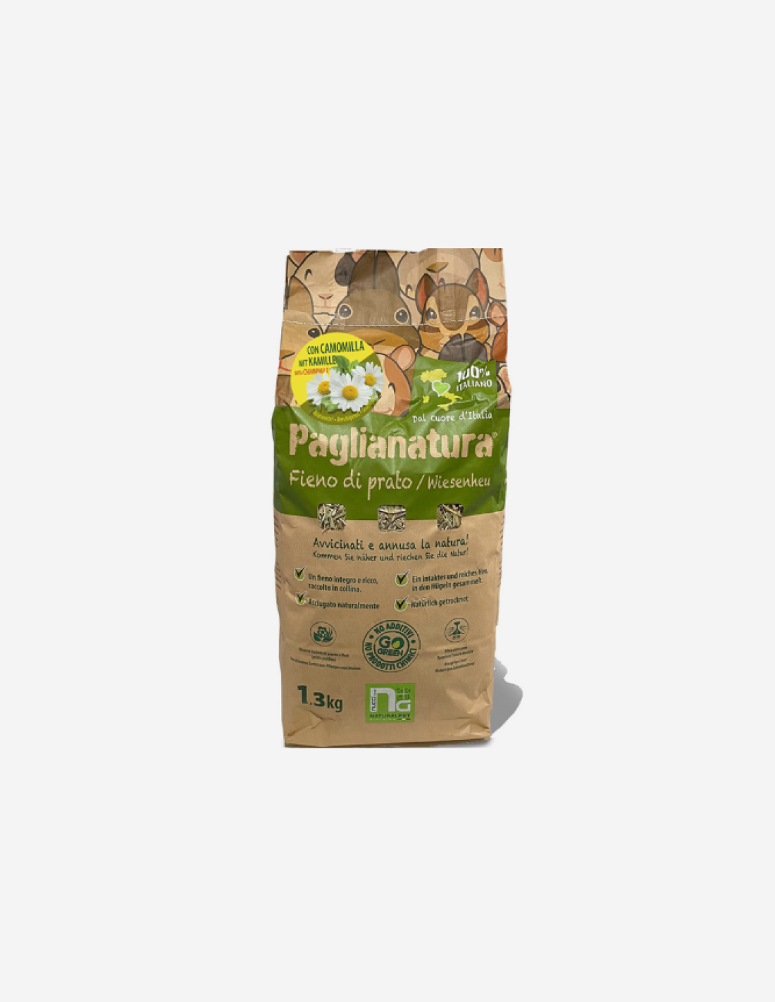 Paglianatura - Polyphyte hay stable meadow + CHAMOMILE 1,3 kg