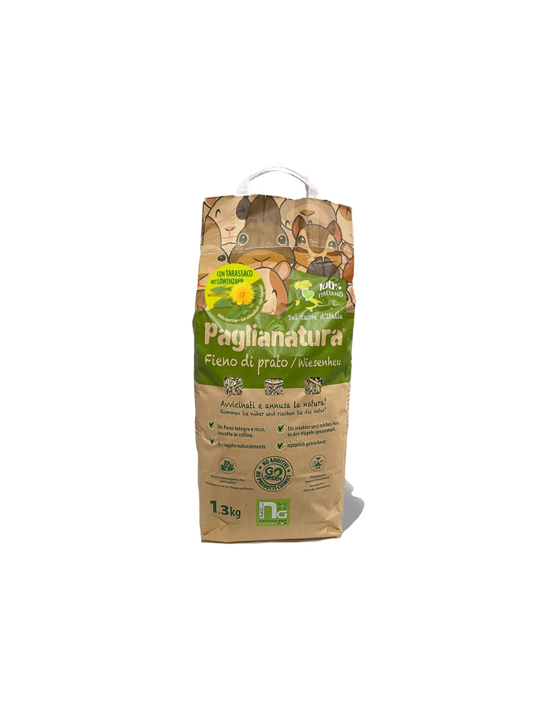 Paglianatura - Polyphyte hay stable meadow + DANDELION 1,3 kg