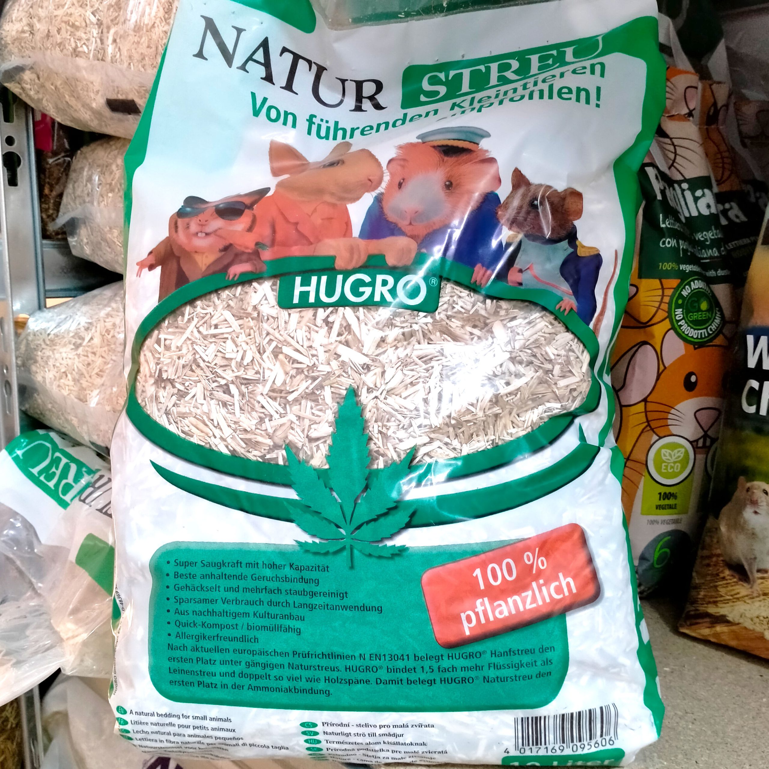 HUGRO - Lettiera naturale in canapa 10 L