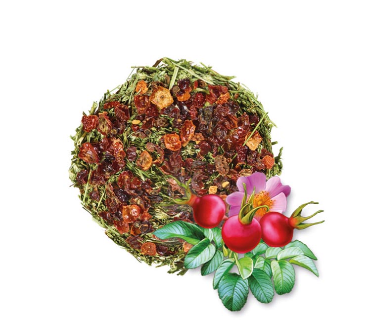 Home Friends - Torta di fieno Timothy con Rosa Canina 200 g
