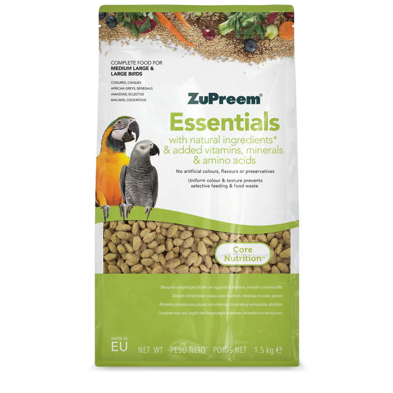 Zupreem Essentials Medium/ Large Birds 1,5 Kg